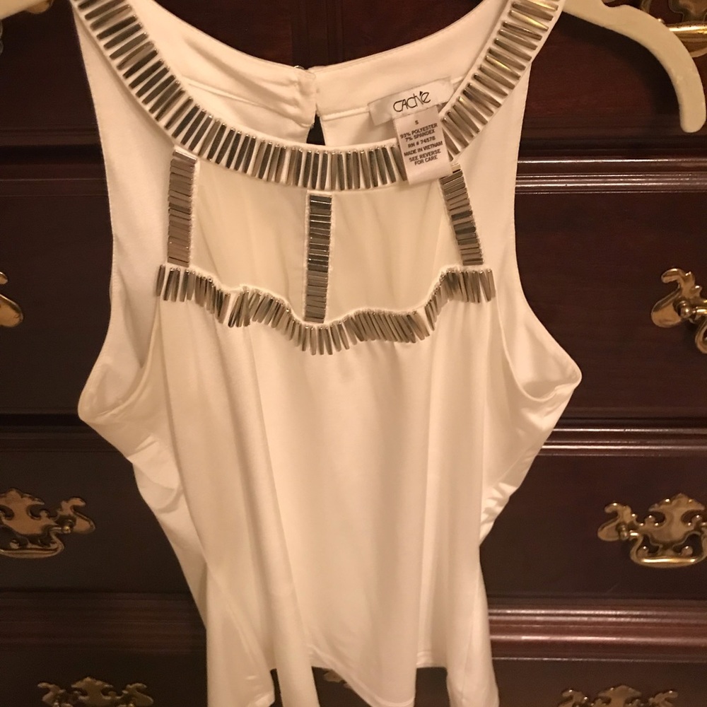 Cache Shell Tank Top Gently Used Like New!! - image 1
